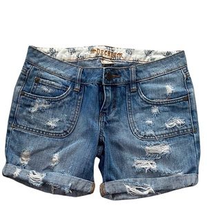 Decree Distressed Jean Shorts Size 3
